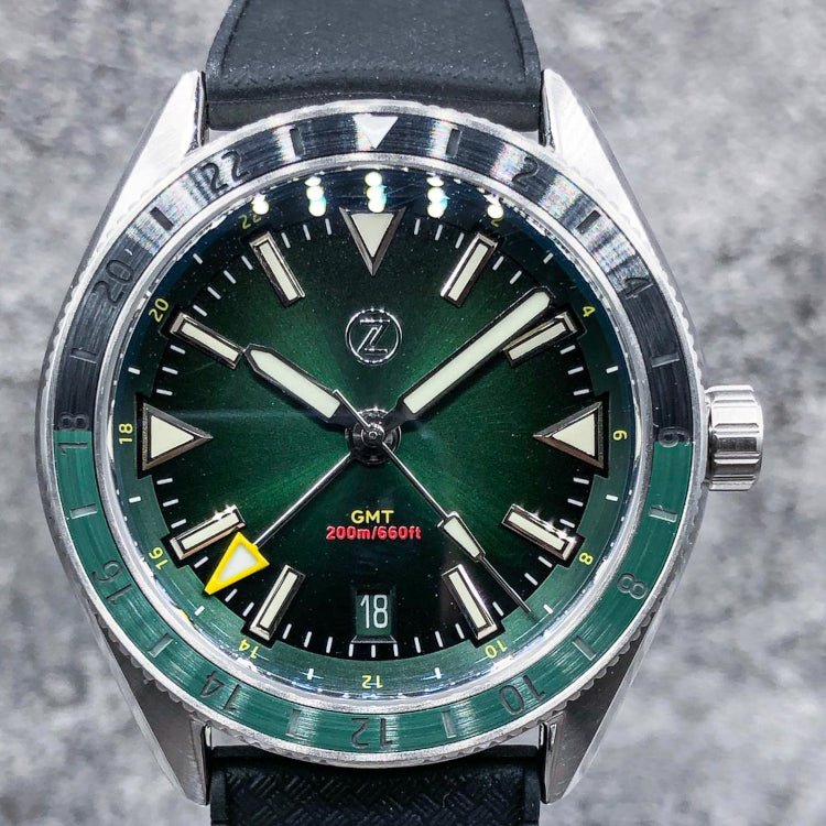 Horizons Gmt Zelos Horizons Diver Horizons V2 GMT 200m SS Midnight
