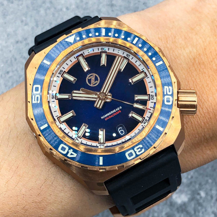 Zelos Hammerhead Zelos Dive Watch ZELOS HAMMERHEAD 1000M BRONZE