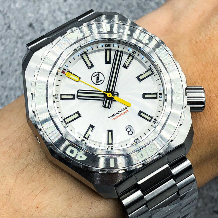 ZELOS HAMMERHEAD 1000M STEEL 'SUNBURST SILVER'