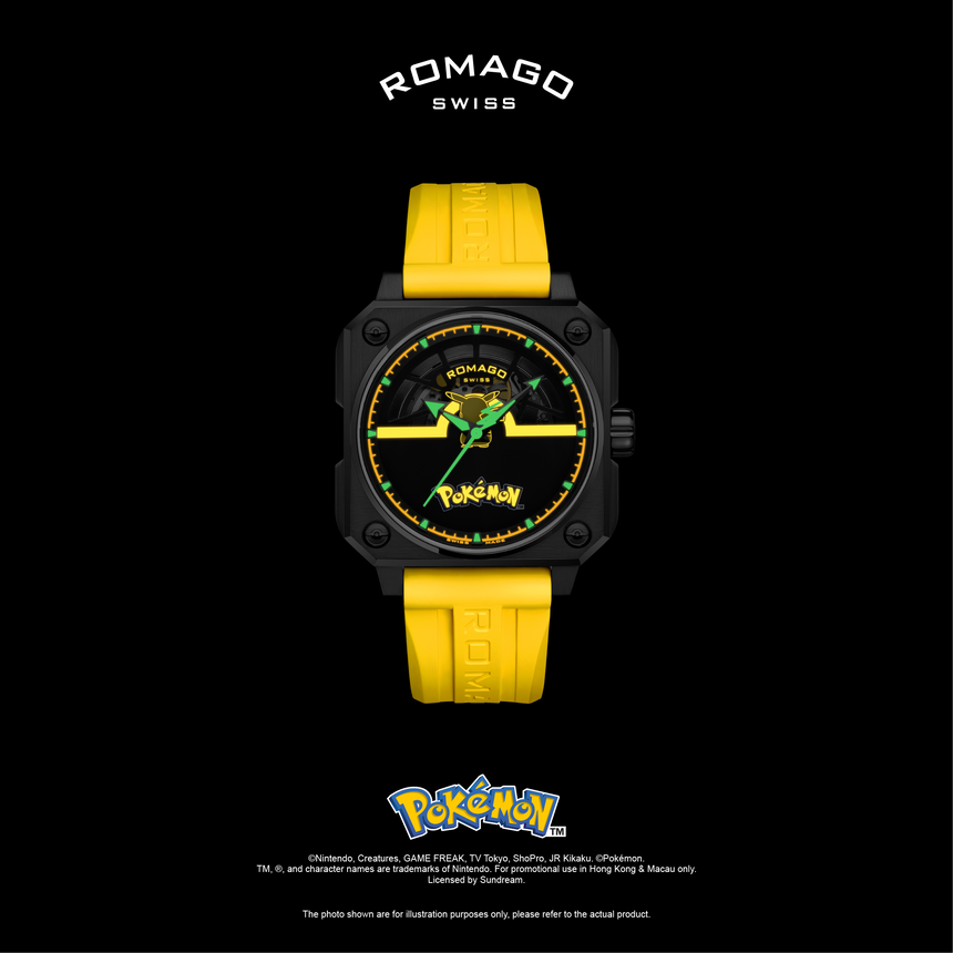 Romago POKÉMON COLLECTION (AVAILABLE FOR SALE IN HONG KONG & MACAU ONLY)RM112-YE