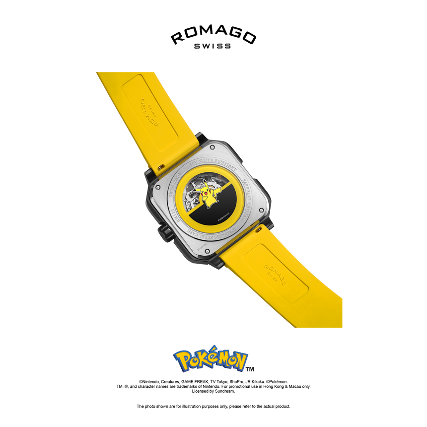 Romago POKÉMON COLLECTION (AVAILABLE FOR SALE IN HONG KONG & MACAU ONLY)RM112-YE