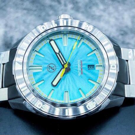 ZELOS SWORDFISH 300M DIVER ETA 2892 COBALT BLUE