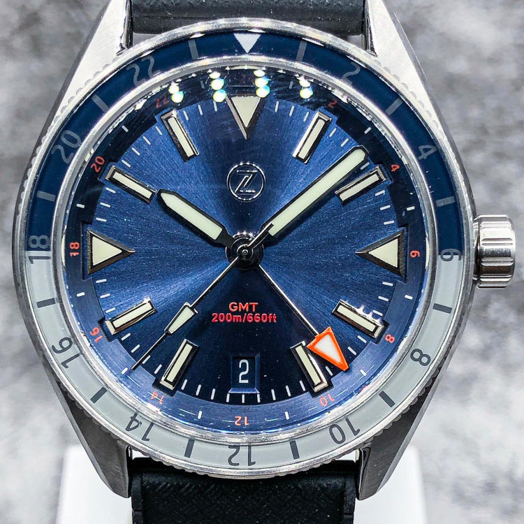 ZELOS HORIZONS GMT 200M SS 'COBALT BLUE'